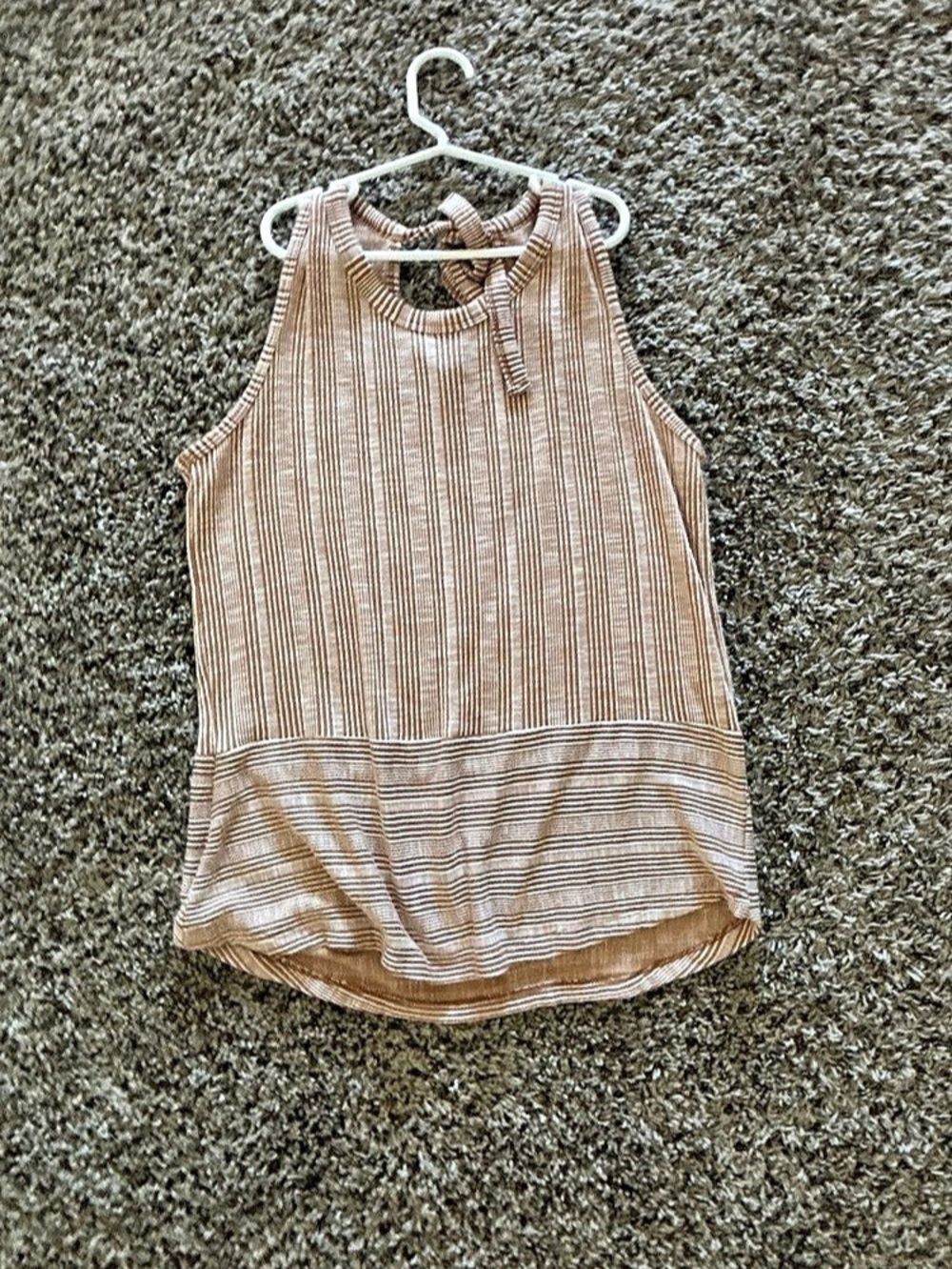 Pink Clover Striped Tank Top